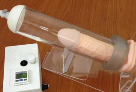 Vacuum pump for penis enlargement